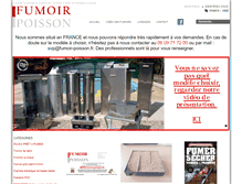 Tablet Screenshot of fumoir-poisson.fr